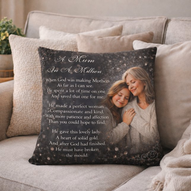 Mother Appreciation Gift Throw Pillow (Creator Uploaded)