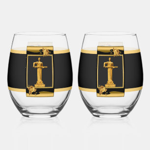 Mother Armenia Drinkware Set Stemless Wine Glass