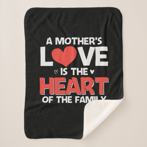 Mother Art A Mothers Love Sherpa Blanket