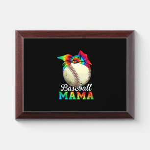 Mother Art Baseball Mama Birthday Award Plaque
