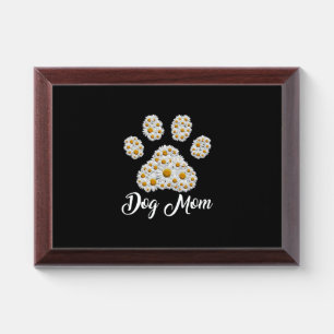 Mother Art Best Dog Mom Ever Birthday Award Plaque