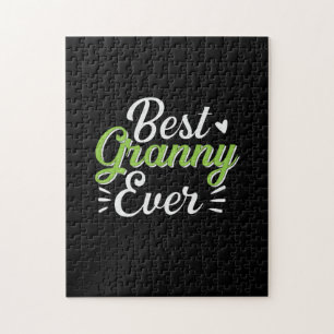 Mother Art Best Granny Ever Jigsaw Puzzle