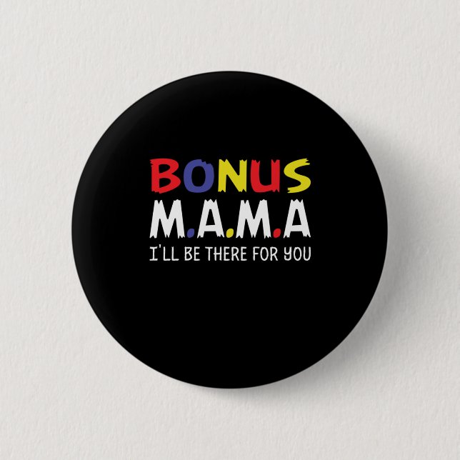 Mother Art Bonus Mama Button (Front)