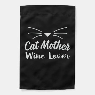 Mother Art Cat Mother Wine Lover Garden Flag