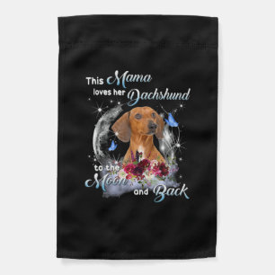 Mother Art Dachshund Mama Birthday Garden Flag