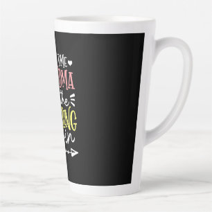 Mother Art First Time Grandma Birthday Latte Mug