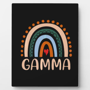 Mother Art Gamma Rainbow Grandma Cute Birthday Plaque