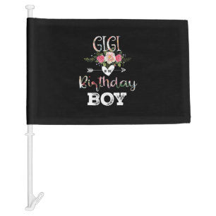 Mother Art   Gigi Of A Birthday Boy Birthday Car Flag