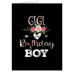 Mother Art   Gigi Of A Birthday Boy Birthday Card