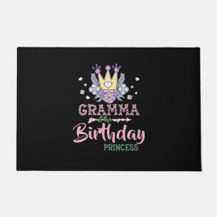 Mother Art   Gramma Of The Birthday Princess Xmas Doormat