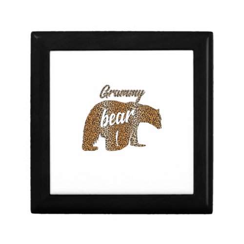 Mother Art Grammy Leopard Bear Gift Box