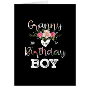 Mother Art   Granny Of A Birthday Boy Birthday Card