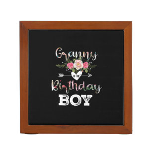 Mother Art   Granny Of A Birthday Boy Birthday Desk Organizer