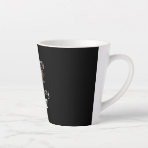 Mother Art   Granny Of A Birthday Boy Birthday Latte Mug