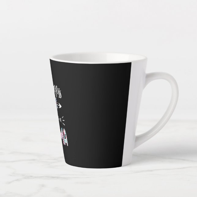 Mother Art | Happiness Is Being A Gamma Birthday Latte Mug (Right)