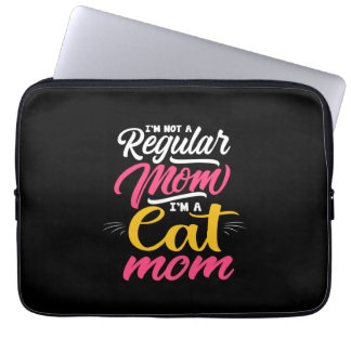 Mother Art I Am A Cat Mom Laptop Sleeve