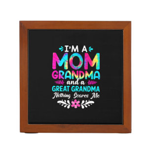 Mother Art I Am A Mom Great Grandma Birthday Desk Organizer