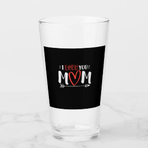 Mother Art I Love You Mommy Glass