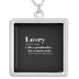 Mother Art Lovey Like Grandmother But So Much Silver Plated Necklace