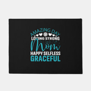 Mother Art Loving Strong Mom Doormat