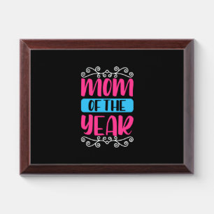 Mother Art Mom Of The Year Award Plaque