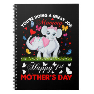 Mother Art Mommy Great Jobs Notebook
