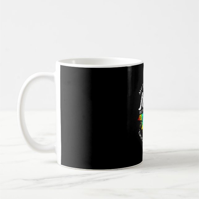 Mother Art | My Nickname Is Nana Sunflower Xmas Coffee Mug (Left)