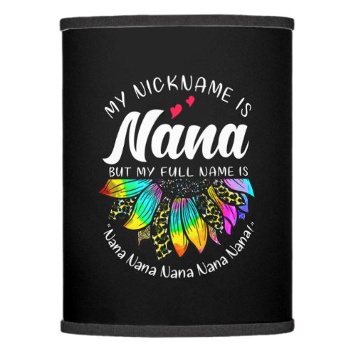 Mother Art  My Nickname Is Nana Sunflower Xmas Lamp Shade