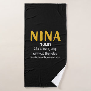 Mother Art Nina Definition Bath Towel