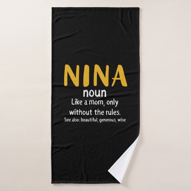 Mother Art Nina Definition Bath Towel (Bath Towel)
