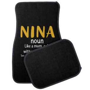 Mother Art Nina Definition Car Floor Mat