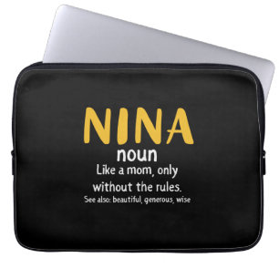Mother Art Nina Definition Laptop Sleeve