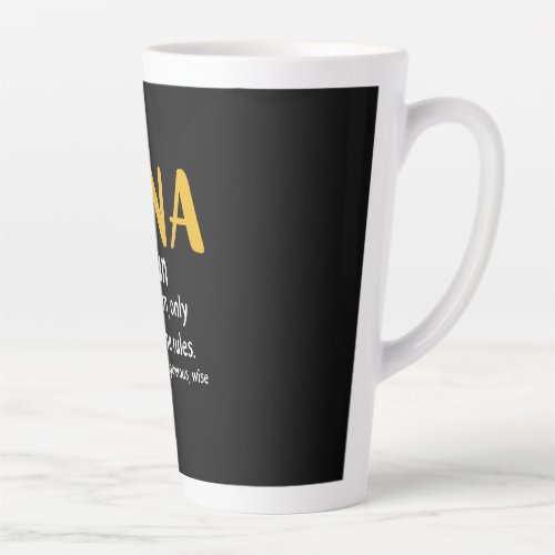 Mother Art Nina Definition Latte Mug