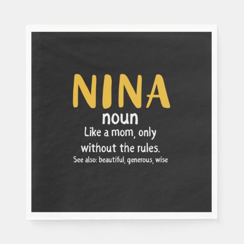 Mother Art Nina Definition Napkins