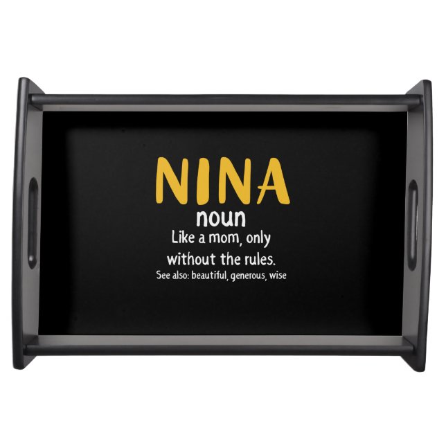 Mother Art Nina Definition Serving Tray (Front)
