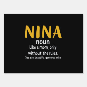 Mother Art Nina Definition Sign