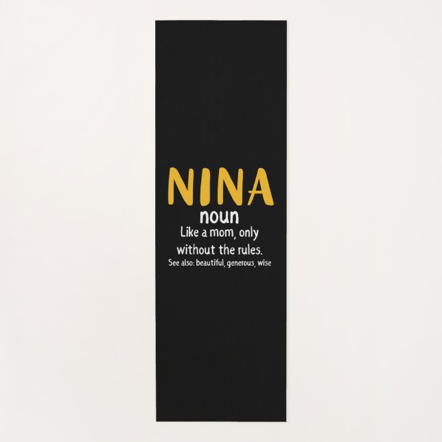 Mother Art Nina Definition Yoga Mat (Front)