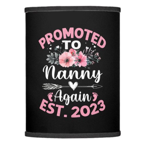 Mother Art  Promoted To Nanny Again 2023 Floral Lamp Shade