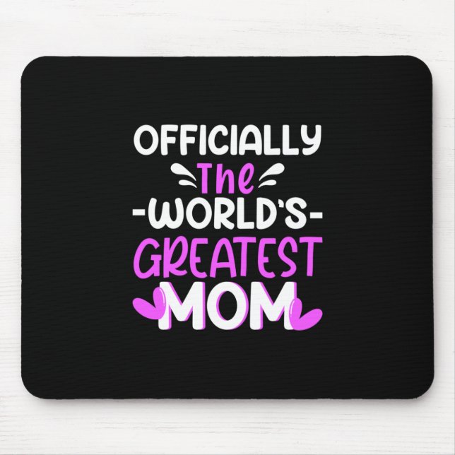 Mother Art The World Greatest Mom Mouse Pad (Front)