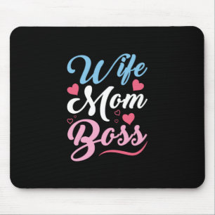 Mother Art Wife Mom Boss Mouse Pad