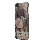 Mother Baby African Elephant iPod Touch 5G Case (Back Left)