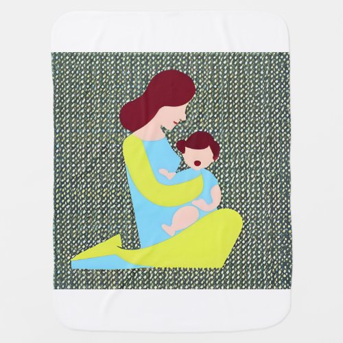 Mother baby baby blanket