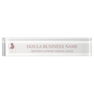 Mother Baby Doula Branding Desk Name Plate