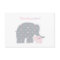 Mother Baby Elephant Pink Purple Dots Girl