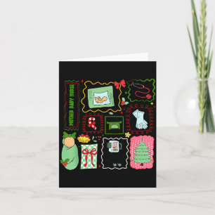 Mother Baby Nurse Christmas Stamp Stpartum Materni Card