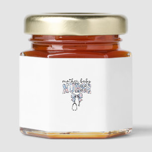 Mother Baby Nurse Floral Bow Shirt Design_1 Honey Jar Favors