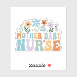 Mother Baby Nurse Sticker