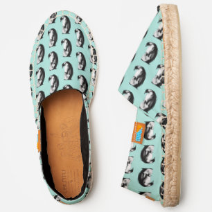 Mother & Baby Penguin Ubuntu Blue Canvas Espadrilles