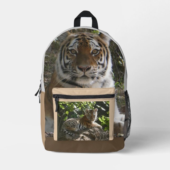Mother & Baby Tiger Backpack (Front)