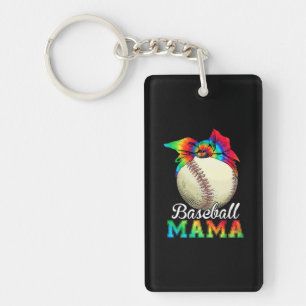 Mother Baseball Mama Birthday Keychain